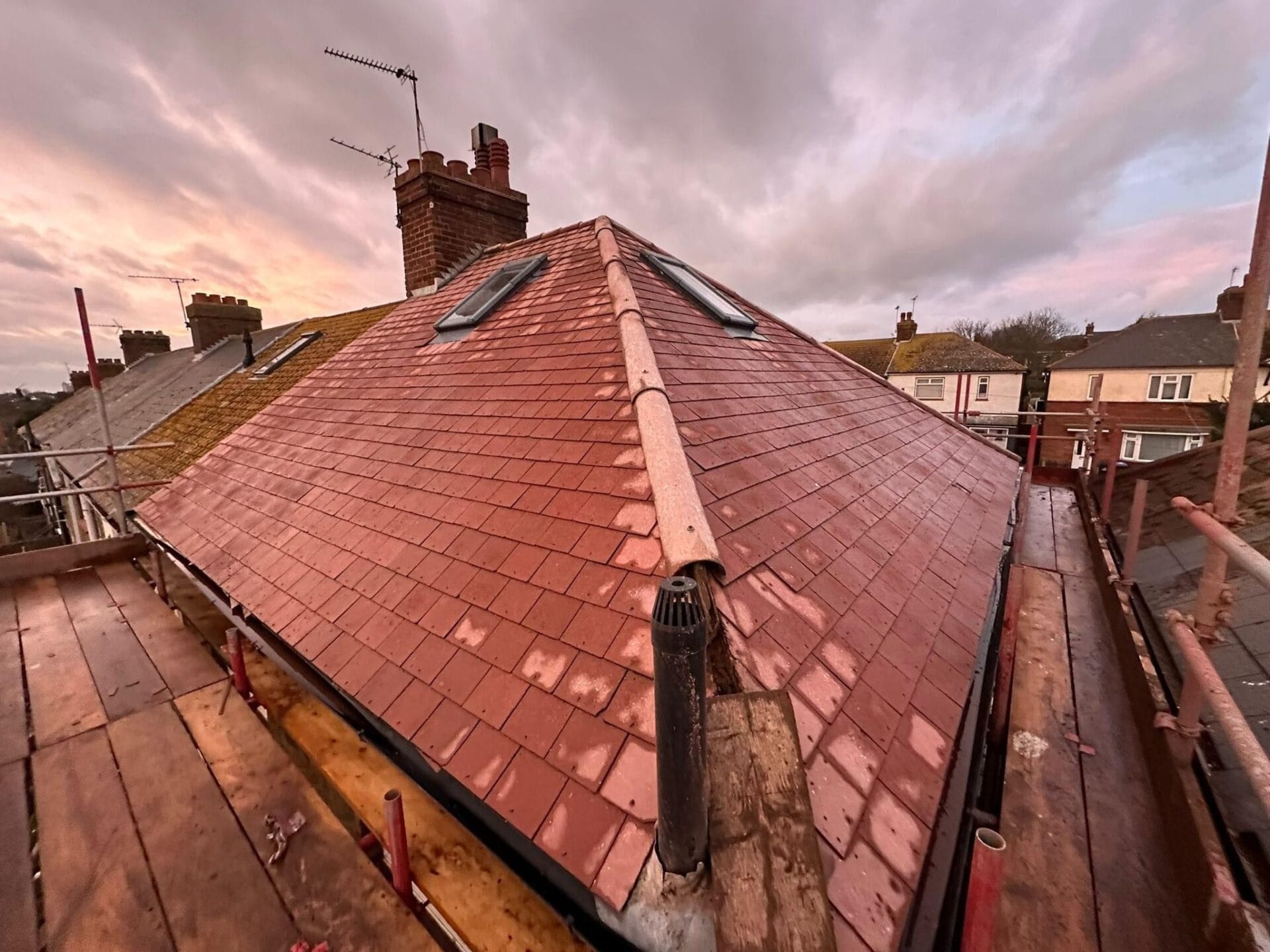 Roof cleaning in Kent