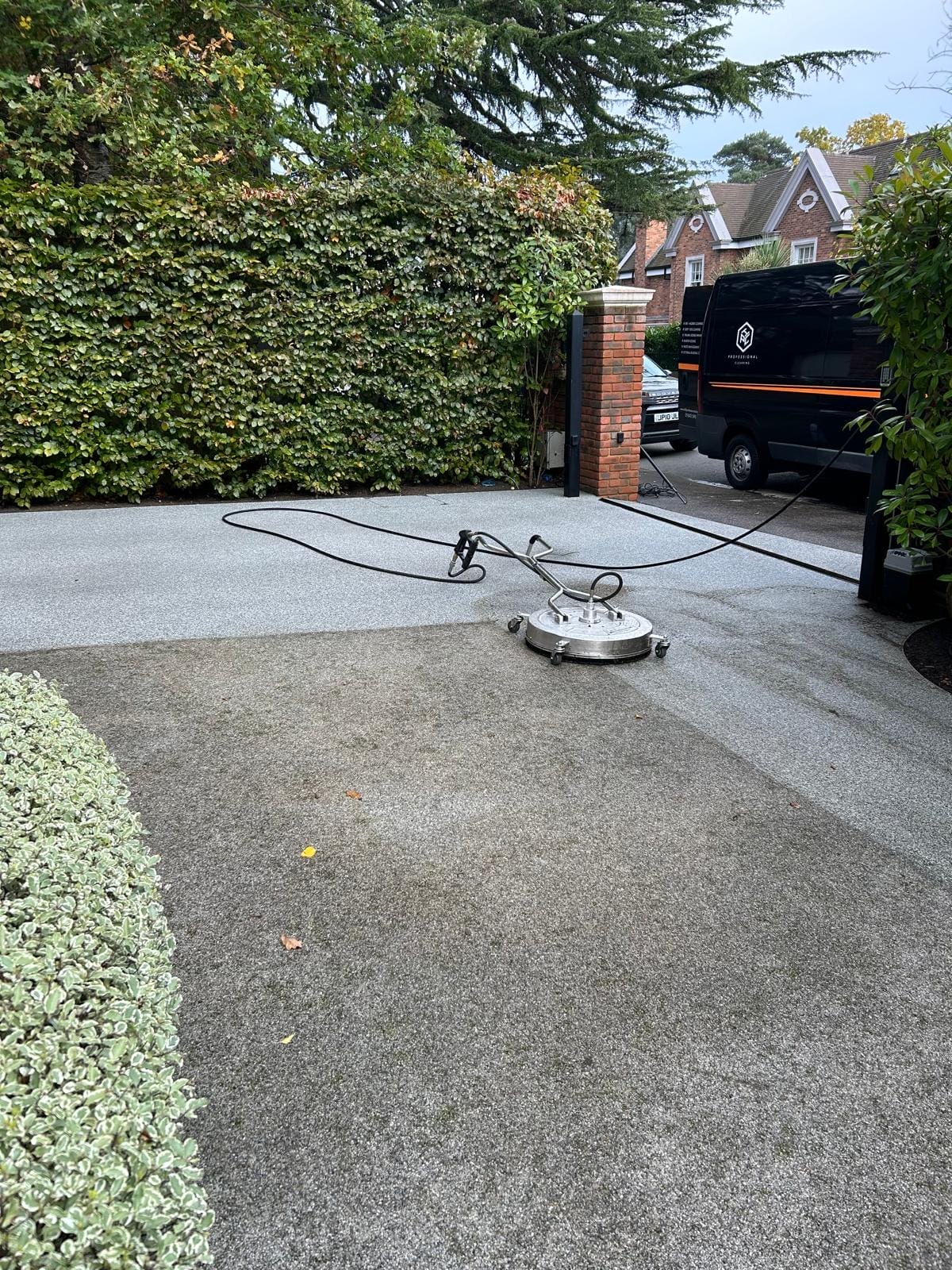 Driveway cleaning in Cobham