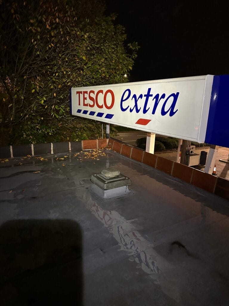 Exterior Cleaning at Tesco