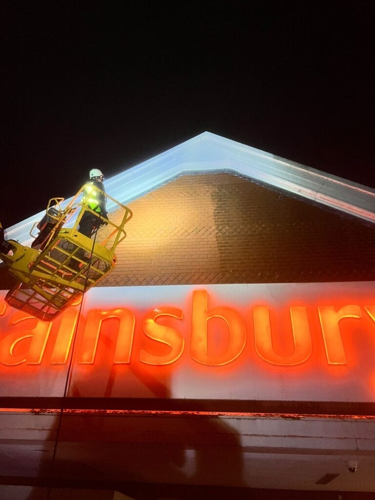 Exterior Cleaning at Sainsbury’s