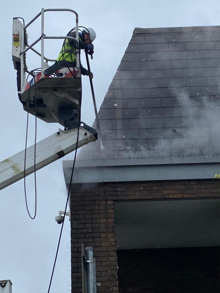 Roof cleaning in Kent